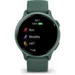 Reloj Inteligente Garmin Vívoactive 6 42 mm AMOLED 11 díasjoías Verde - Imagen 4