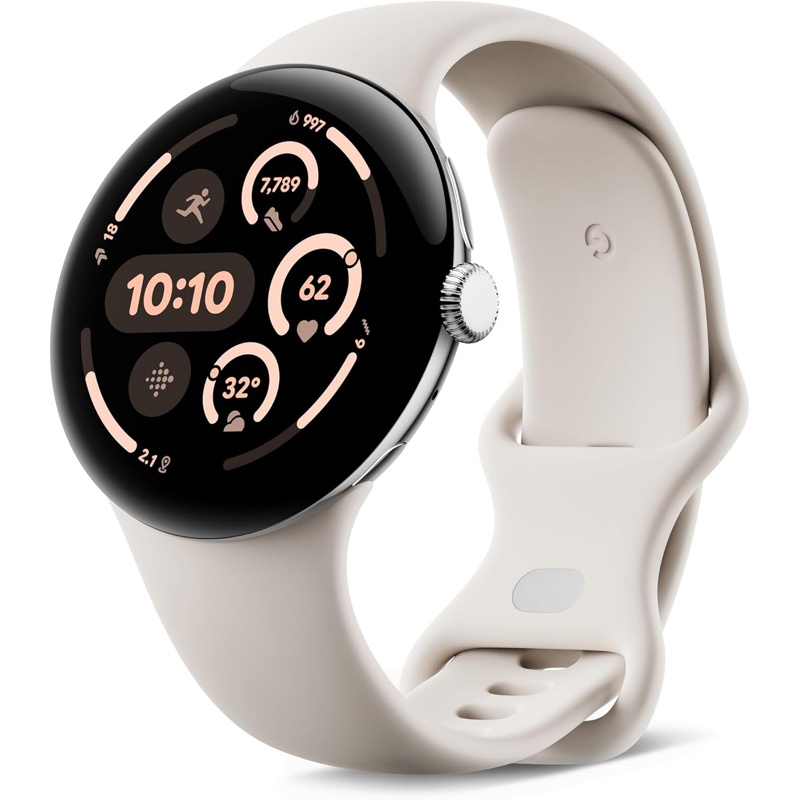 iTp7cQkcgp Reloj Inteligente Google Pixel Watch 3 45 mm AMOLED Blanco - Imagen 1